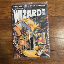 Wizard Comic Magazine 20 Cards Included Maxx Sealed Polybag - April 1993