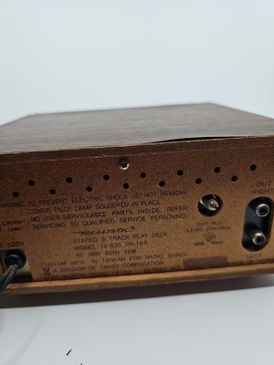 Lecteur 8 pistes réaliste des années 80, modèle TR-169