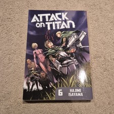 Attack on Titan Vol. 6 by Hajime Isayama - Paperback, Mint Condition