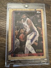 2025-2026 Topps Basketball - Joel Embiid - Wood Grain SSP Numbered /25