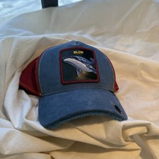 Goorin Bros The Farm Animal Trucker BLOW HOLE Whale Ocean Friday snapback hat
