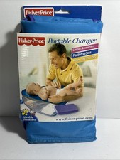 VTG 2001 Fisher Price Portable Changer With Lovable Characters  BLUE  NEW BOX