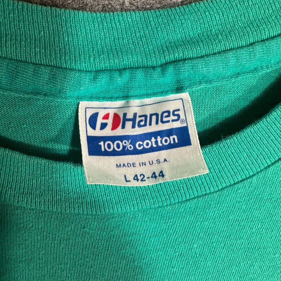 De colección Huey Lewis and The News World Tour 1987 Hombre Grande Puntada Única Foto 3 de 4