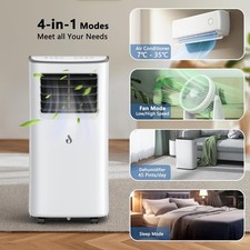 AC, Air Conditioning Unit, Portable Air Conditioner with 4-in-1 Cooling, fan etc