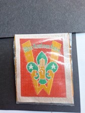Scout Badge HK WEST KOWLOON AREA/DISTRICT 48mm Ribbon EXT++++ Rare