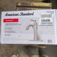American Standard Rumson Single-Handle Bathroom Faucet - Brushed Nickel...