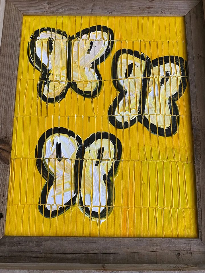 MARIPOSAS HUNT SLONEM ENMARCADAS Foto 2 de 4