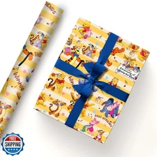 EYQQM Pack of 5 Gift Wrapping Paper 20" x 30" Kraft Paper Wrappin