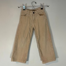 Janie and Jack Kids Tan Corduroy Straight Leg Pants Adjustable Waist 4T EUC