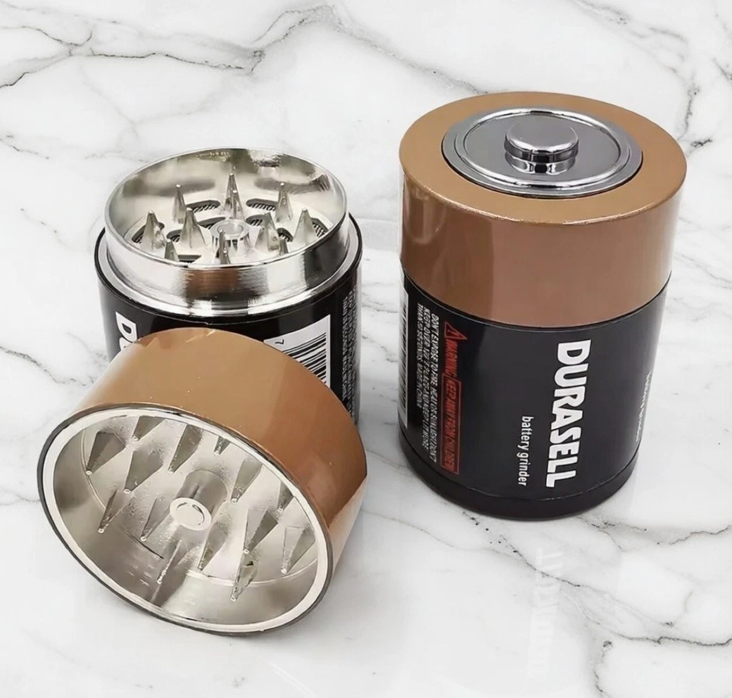 Duracell Battery Herb Grinder Spice Tobacco Smoke 4 Layers 60 mm Zinc Rainbow
Opens in a new window