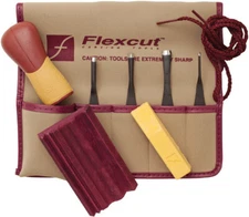 Flexcut Wood Carving New 5 Piece Printmaking Set SK130
