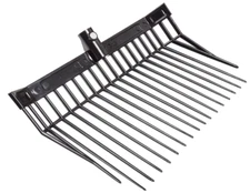 Cashel Manure Replacement Fork Head, 18 Tine, 18" Black