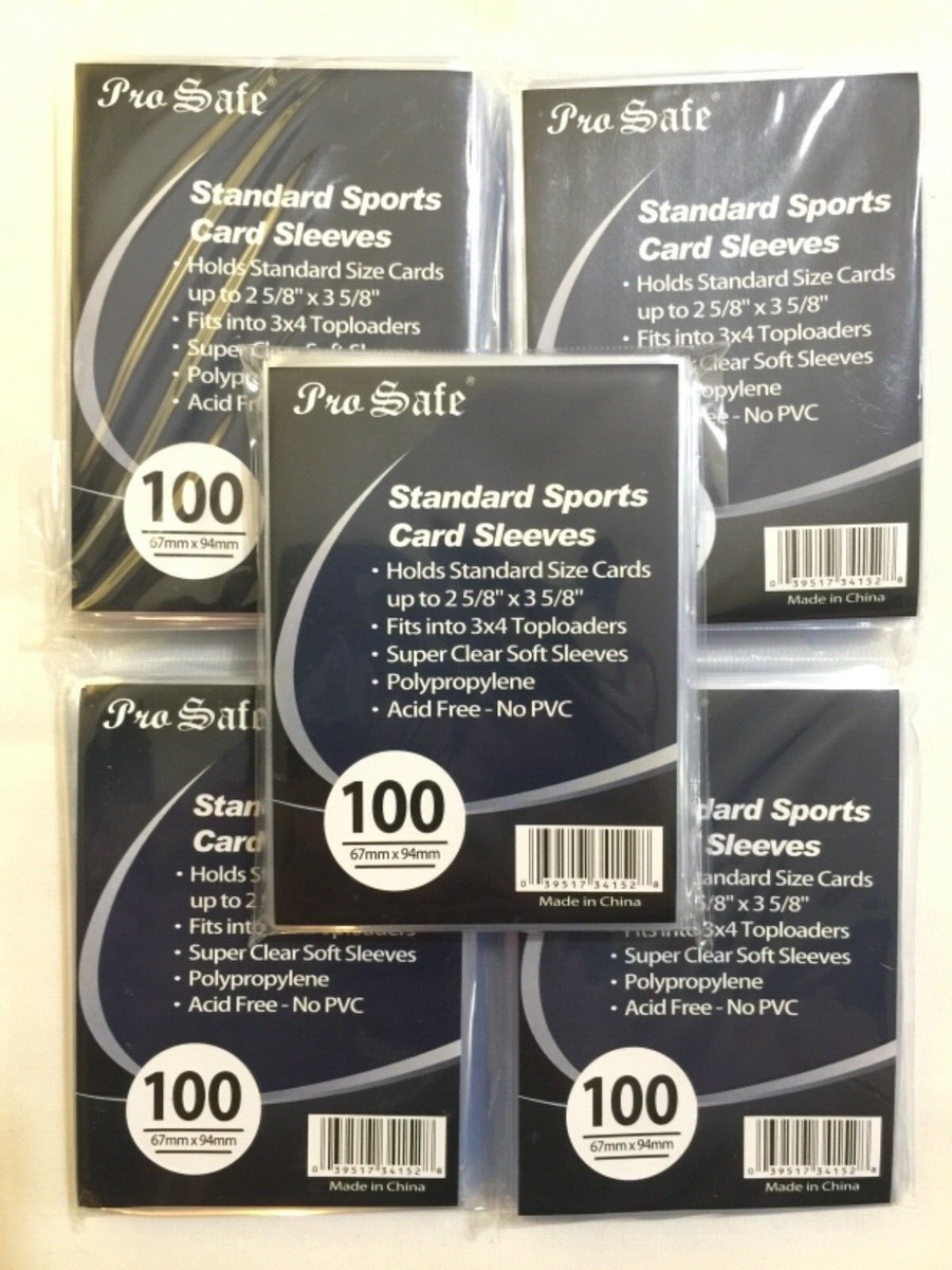 best penny sleeves for sports cards Amazon.com: Premium Penny Sleeves for Trading Cards - Standard Exact Fit main image 0