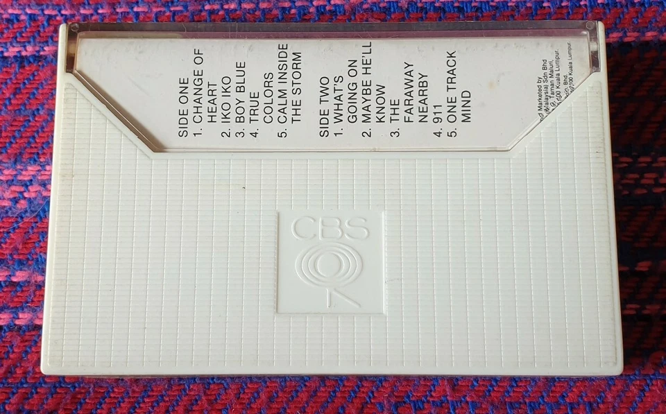 Cyndi Lauper ~ True Colors ( Malaysia Press ) Cassette - Image 2 of 4