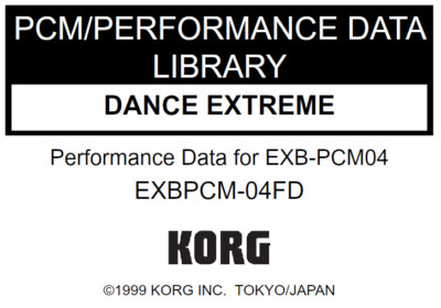 Купить korg exb pcm04 dance extreme pcm expansion board klm 2088