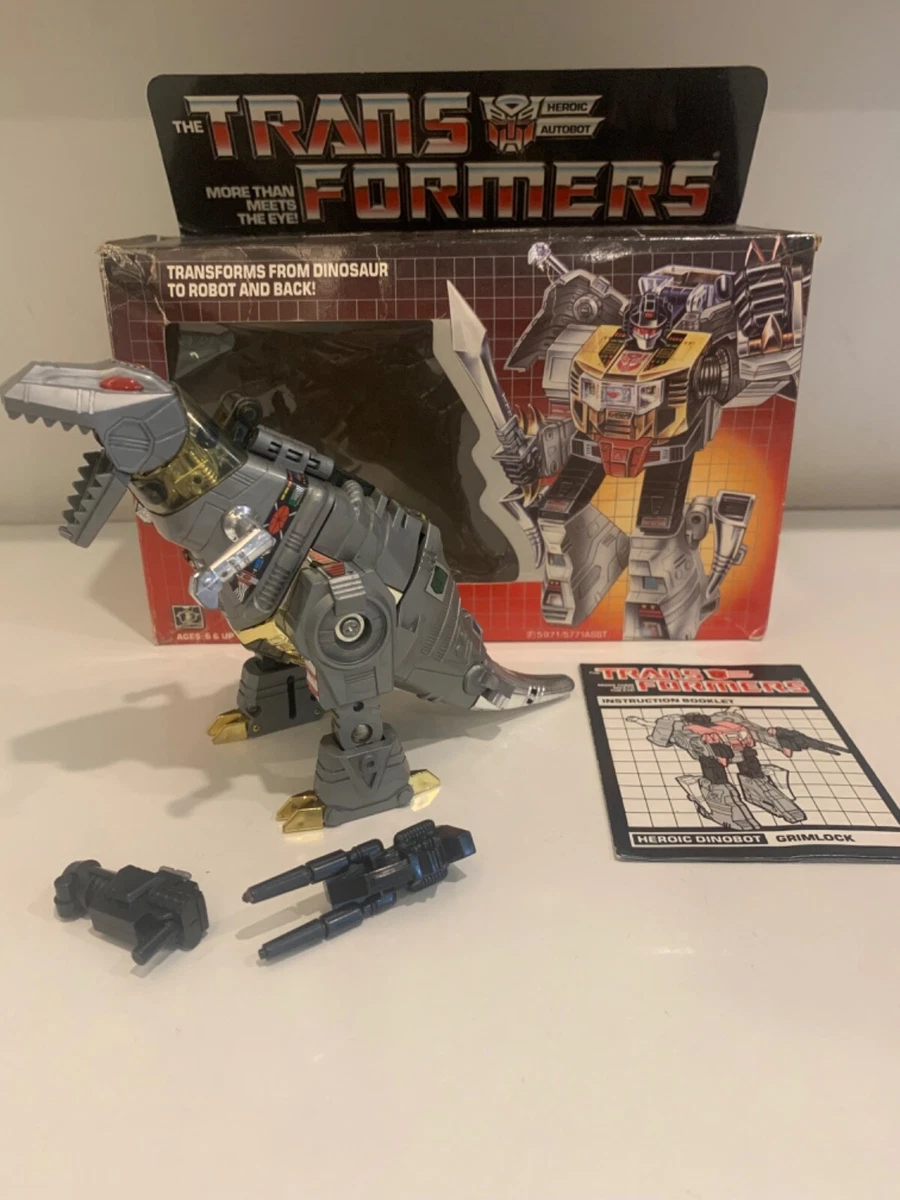 Transformers g1 vintage authentic dinobot grimlock plandetransformacion.unirioja.es