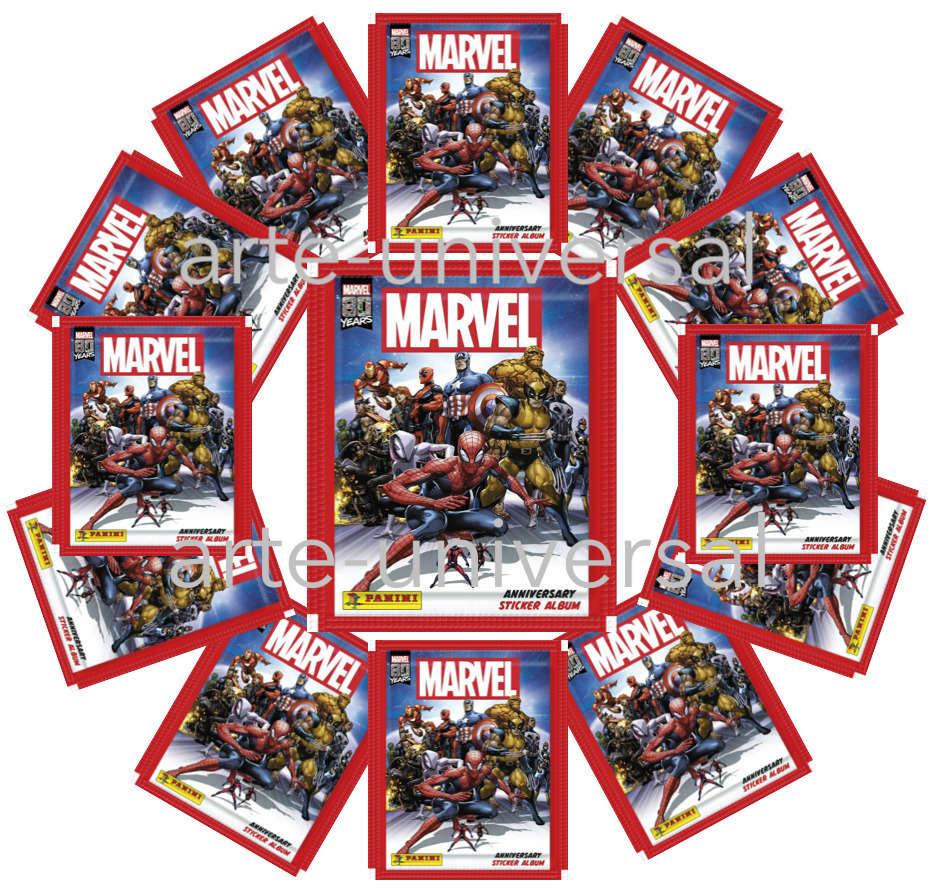 80 Years MARVEL Collection 2020 – Stickers & Cards (1 box equivalent) 50 PACKS