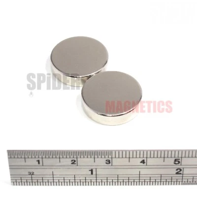 SPIDER MAGNETICS Very Strong Magnets 20x5 mm Powerful Neodymium Rare Earth Magnet 20mm dia x 5mm