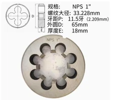 1Pcs 1"  NPS Straight Pipe Die threading tool