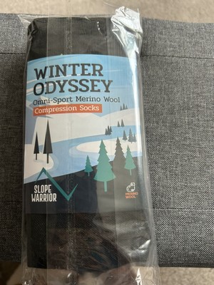 Slope Warrior Winter Odyssey Omni-Sport Merinowolle Kompressionsstrümpfe 