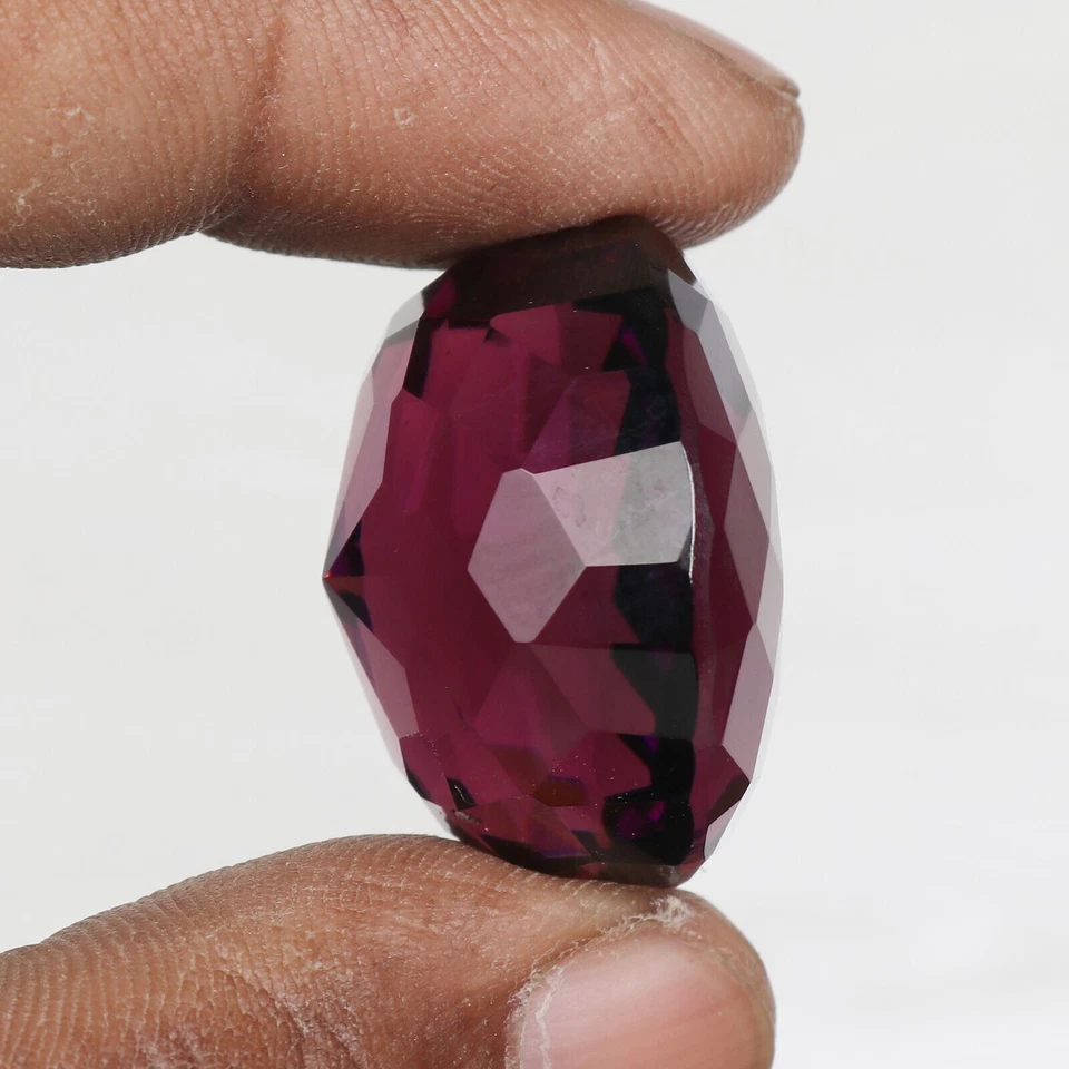 AAA+ Large 72.45 Ct. Purple Amethyst Round Cut Loose Gemstone @Women Gift - Image 3 of 4