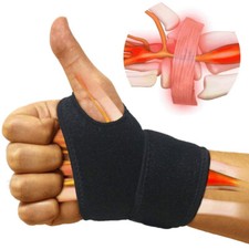 Wrist Hand Brace Support Carpal Tunnel Sprain Arthritis Gym Splint Right / Left