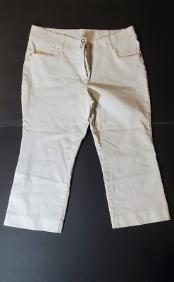 ばなな様 Alfani Petite Slim Leg Capri Pants Bright White 12P WPL 8046 | eBay