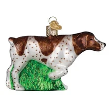 Old World Christmas Blown Glass Christmas Ornament, German Shorthaired Pointer