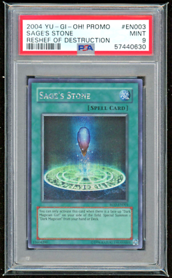 yugioh reshef of destruction cards 2004 SAGES STONE PROMO HOLO PSA 9 MINT #EN003 001) from your hand Yu-Gi-Oh Reshef of Destruction -
