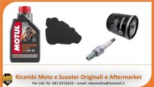 KIT TAGLIANDO PIAGGIO VESPA ET4 125 MOTORE LEADER 1999 2000 2002 OLIO FILTRI ECC