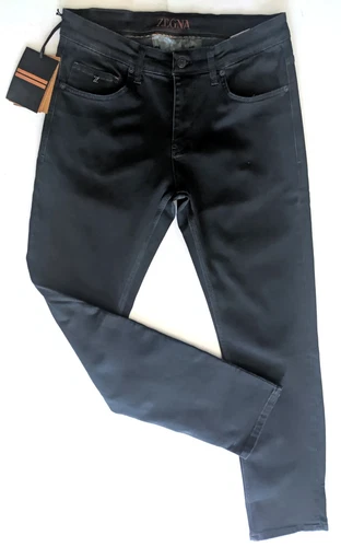ZEGNA MENS DARK GREEN JEANS SIZE 31