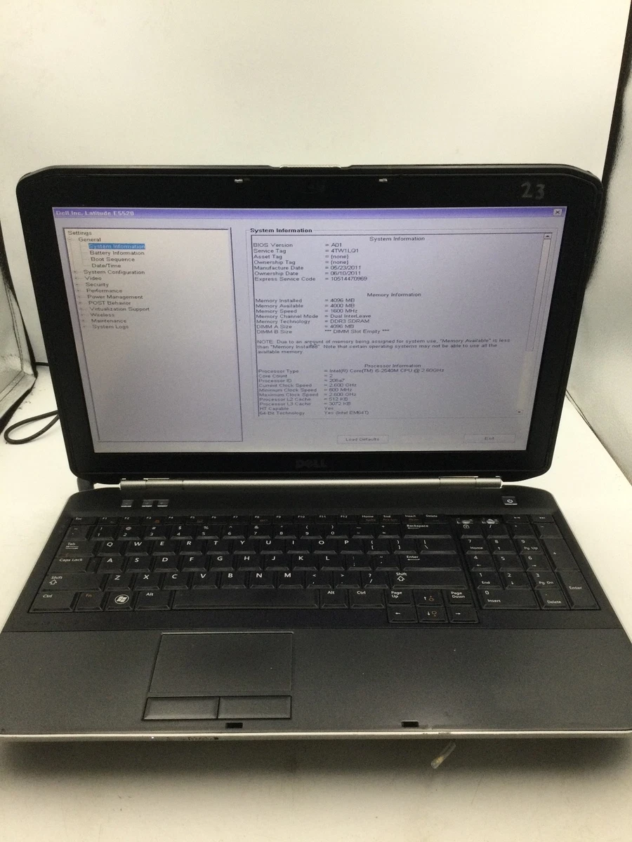 Dell Latitude E5520 for sale - eBay