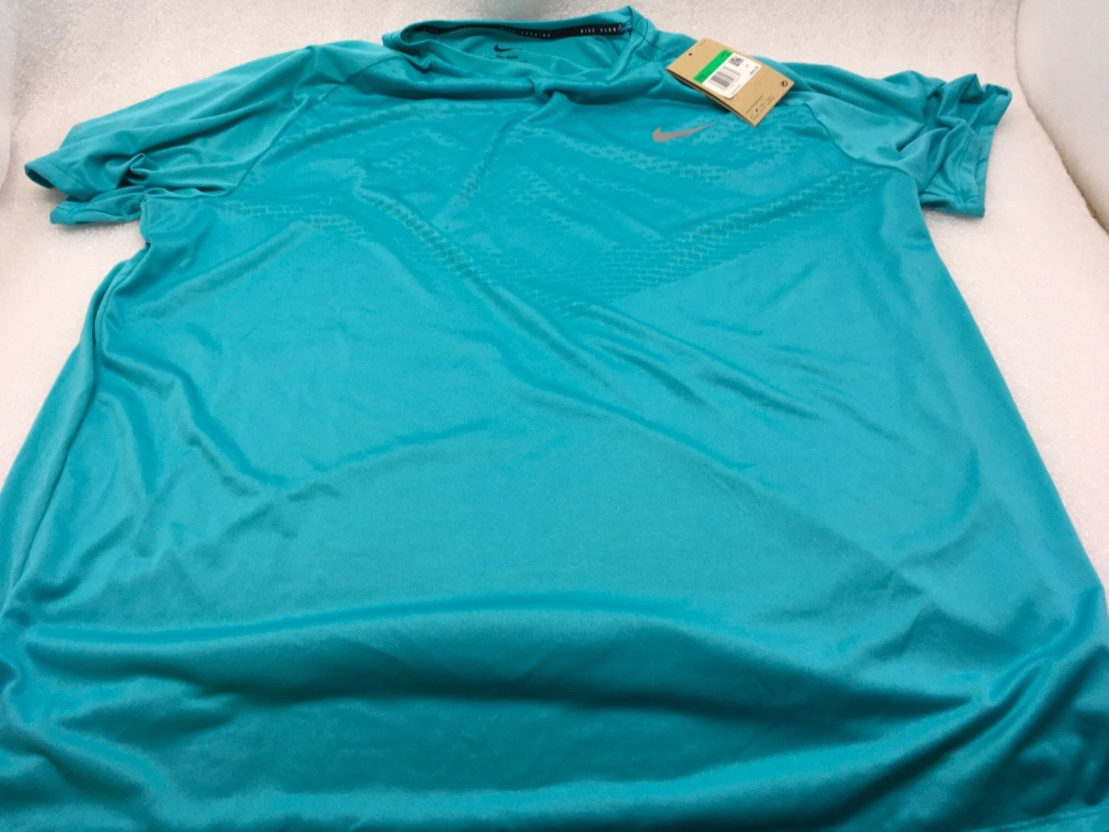 NEW Nike Mens Dry-FIT ADV Running Short Sleeve XL Shirt HV5203-345 MSRP $55
