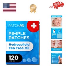 Pimple Patches for Face 120 Patches, Hydrocolloid Acne Patches with Tea Tree ...