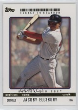 2009 Topps Ticket To Stardom Gold 36/50 Jacoby Ellsbury #166 04cw