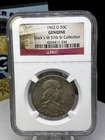 1962 D 50C FRANKLIN HALF NGC STACKS W 57TH ST COLL SILVER GENUINE HIGHLY SOUGHT