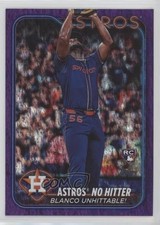 2024 Update Season Highlights Purple Holo Foilboard Ronel Blanco Checklist 14ll