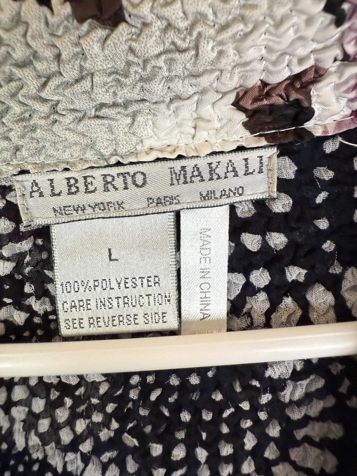 Alberto Makali Jacket Womens Large Patchwork Floral Animal Print Blazer - Image 3 of 4