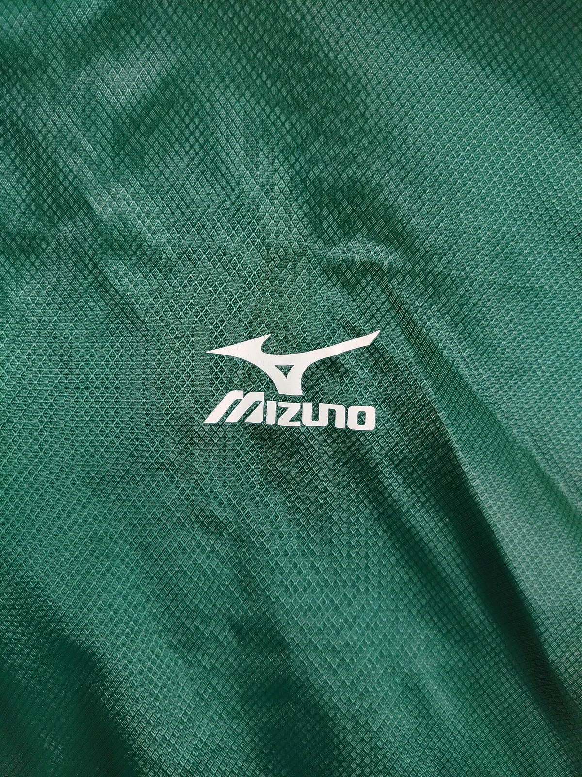 Mizuno Teamwear Mens Large Green Gray Pullover Baseball Batting Warm Up Shirt - thumbnail 6