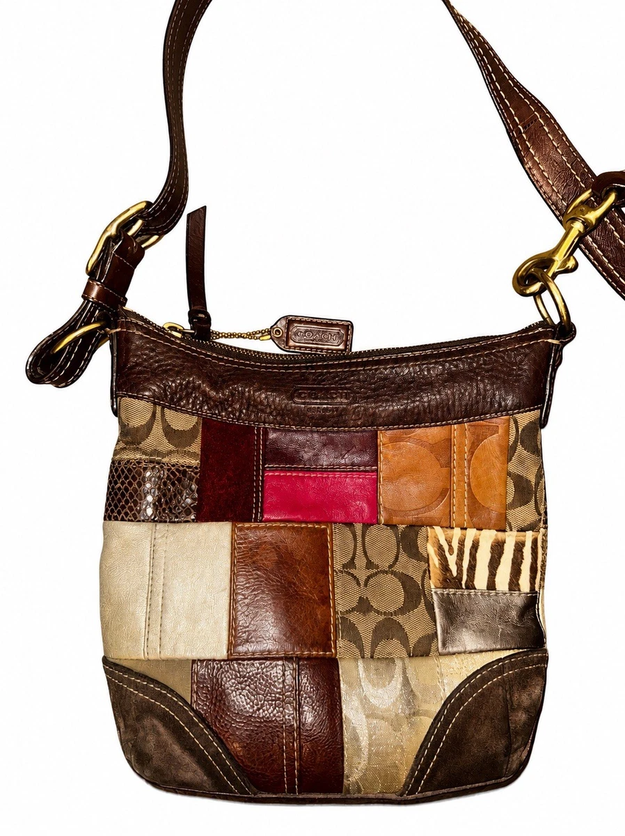 Coach Patchwork Shoulder Bag Exterior Bags & Handbags for Women