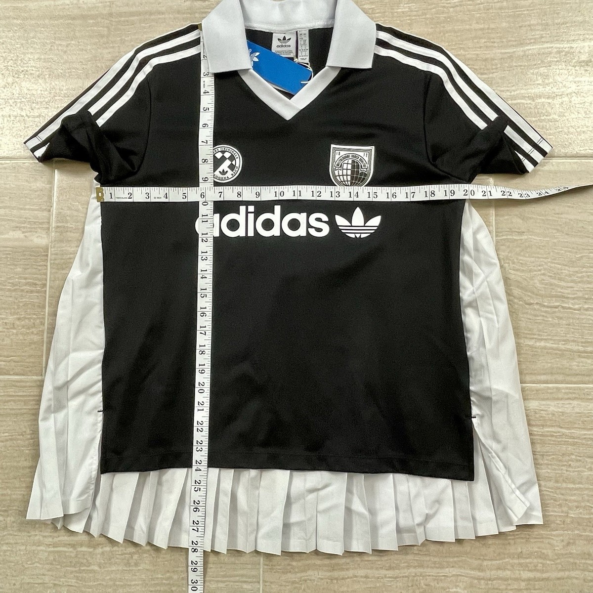 Women's Size Small adidas Originals R3CD Jersey Black White