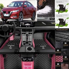 For Nissan Sentra Car Floor Mats Carpets Cargo Liners Custom All Weather