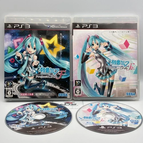 PS3 Hatsune Miku Project DIVA F & F 2nd Set Japan Import CIB Tested PlayStation3