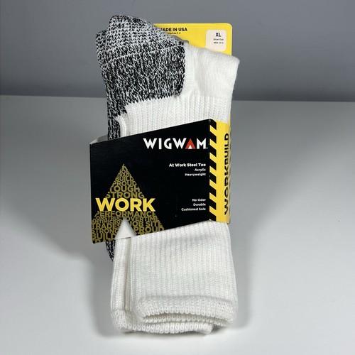 Chaussettes Basses Wigwam 40 Gris Bruyère – Homme XL (12-15 US) – Neuves Avec étiquettes