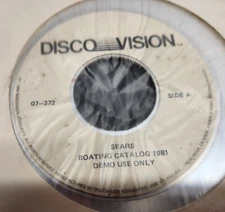 Vintage 1981 Disco Vision Sears Boating Catalog in Laser Disc