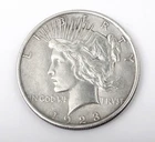 1923 Peace Silver Dollar Circulated