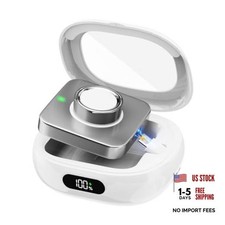 Portable Charging Case Compatible with Oura Ring Gen 5/4/3 Charger White