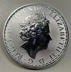 2020 Great Britain Britannia £2 1oz .999 Fine Silver Bullion Coin