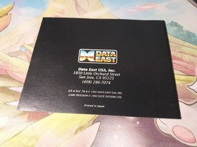 ORIGINAL NES Nintendo JOE & MAC Instruction Booklet Manual Book Only