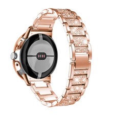 Luxurious Rose Metal Bands for Google Pixel Watch 3 41mm - Dressy Replacement